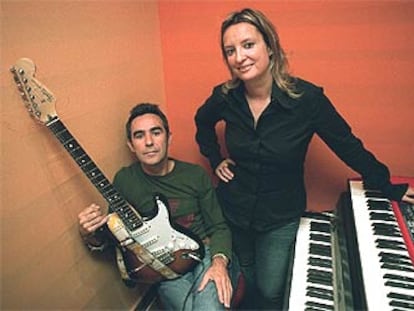 Patricia Kraus y Juan Belda, en su estudio de Madrid.