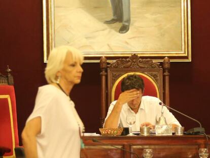 Pleno en el Ayuntamiento de C&aacute;diz. 