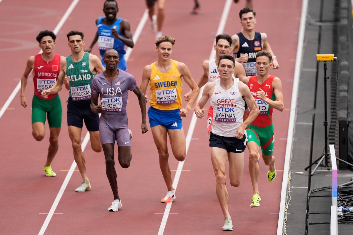 Adrián Ben sobrevive en la selva del 1.500m, donde sucumbe el lesionado Jakob Ingebrigtsen