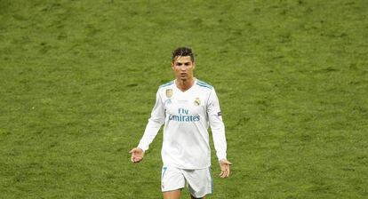 Cristiano, durante la final de la Champions ante el Liverpool.