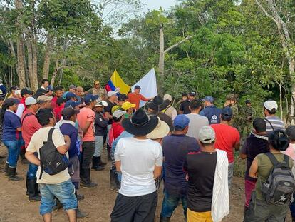 Liberados los 30 soldados del Ejército Nacional de Colombia que se encontraban retenidos, en Vista Hermosa, Meta