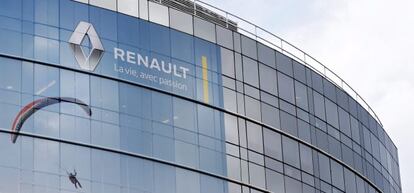 Sede del constructor franc&eacute;s de autom&oacute;viles Renault en Boulogne Billancourt, cerca de Par&iacute;s, Francia.