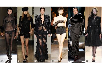 30. Andrés Sardá. 31. Emilio Pucci. 32. Cristiano Burani. 33. Marc Jacobs. 34. Dsquared2. 35. Giorgio Armani Privé.