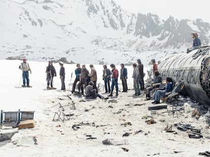 Imagen de la película de 'La Sociedad de la Nieve', dirigida por Juan Antonio Bayona.