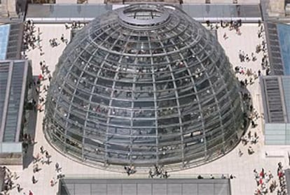 La cúpula del nuevo Reischtag.
