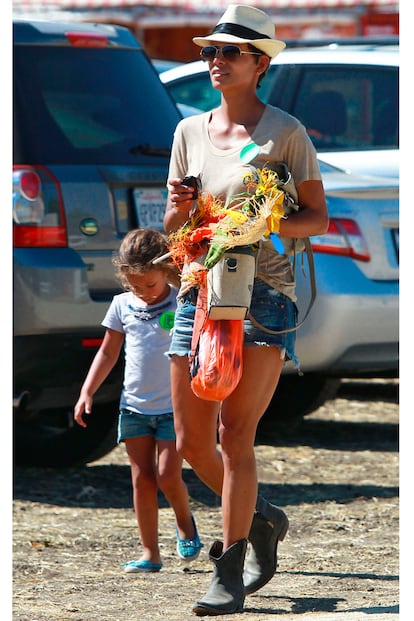 Halle Berry y su hija Nahla.