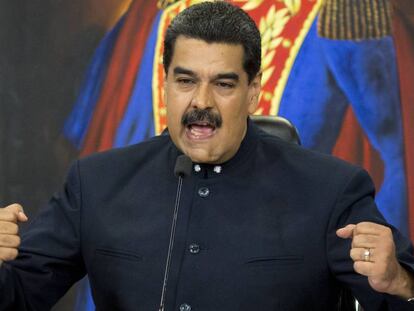 El presidente venezolano, Nicol&aacute;s Maduro, esta semana. 