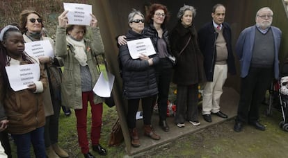 Homenaje a Joseba Pagazaurtundua en febrero de 2020.