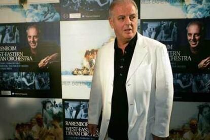 Daniel Barenboim, ayer en Madrid.