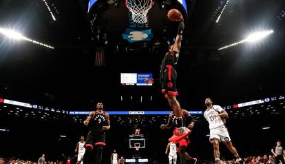 Partido entre Brooklyn Nets y Toronto Raptors, disputado el pasado 4 de enero en el Barclays Center de Nueva York