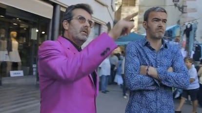 Sala i Martín (izquierda) y Tian Riba, en un momento de uno de los programas.