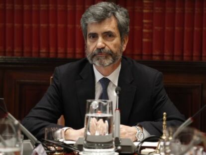 El presidente del CGPJ, Carlos Lesmes.