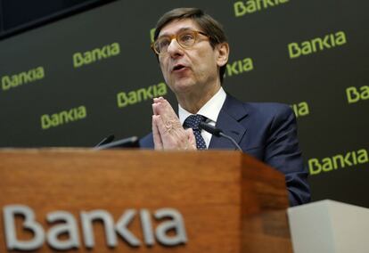 El presidente de Bankia, José Ignacio Goirigolzarri.