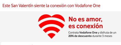 Cari, gracias por la oferta de un 20% en la tarifa de Internet, es el mejor regalo posible en un día como hoy. Cásate conmigo, tengamos muchos hijos.