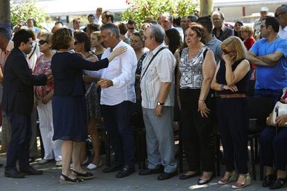 El homenaje a las víctimas de Hipercor.