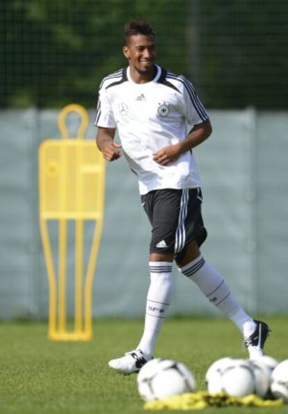 Boateng, durante un entrenamiento.