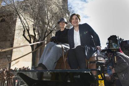 Ada Colau s&#039;estrena al Tres Tombs de Sant Andreu