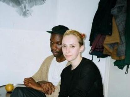 Inga Copeland con Dean Blunt en los tiempos en que ambos formaban Hype Williams.