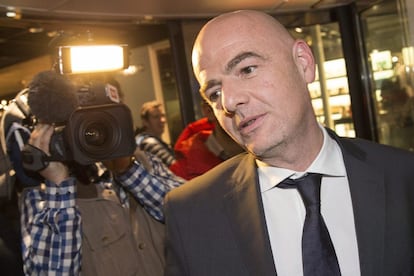 Gianni Infantino en Zúrich.