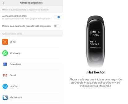 Aplicación Navegador para Mi Band 3, 4, Bip y Cor