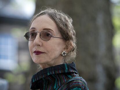 Joyce Carol Oates en el Festival Literario de Edimburgo.