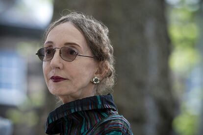 Joyce Carol Oates en el Festival Literario de Edimburgo.