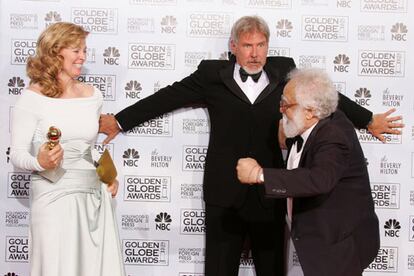 Diana Ossana, Harrison Ford y Avik Gilboa.