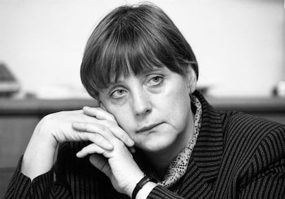 Angela Merkel, en su etapa como ministra de Medio Ambiente, en 1996.