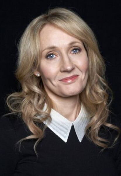 La escritora de la saga Harry Potter, J. K. Rowling.