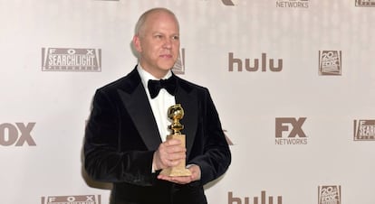 El guionista y productor Ryan Murphy, en los Globos de Oro de 2017.