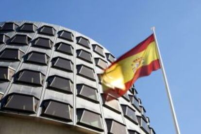 Fachada de la sede del Tribunal Constitucional.
