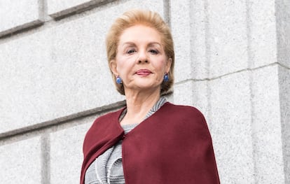 La diseñadora Carolina Herrera, en Nueva York en febrero de 2019.