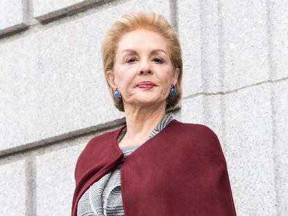 La diseñadora Carolina Herrera, en Nueva York en febrero de 2019.