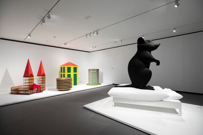 Vista de la exposición 'Escala: Escultura (1945-2000)', en la Fundación Juan March de Madrid.