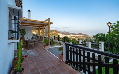 El hotel La Posada Morisca, en Frigiliana (Málaga).