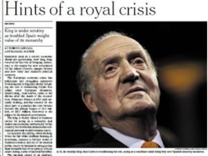 “Un Rey escarmentado que busca la redención por España”
