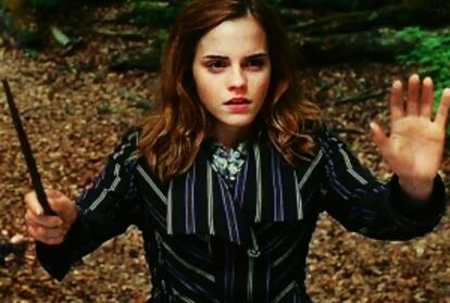 Emma Watson dando vida a Hermione en la saga 'Harry Potter'.
