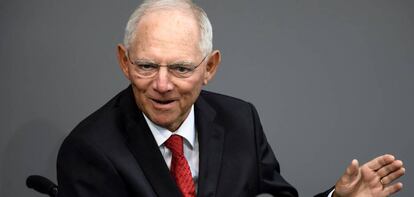 El ministro alem&aacute;n de Finanzas, Wolfgang Sch&auml;uble.