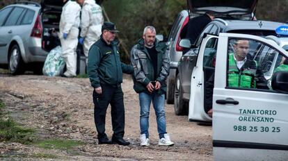 Vista de uno de los dos detenidos por la muerte del preso gallego Fernando Iglesias Espiño.