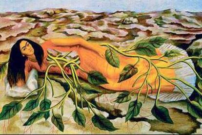 'Raíces', autoretrato de cuerpo entero