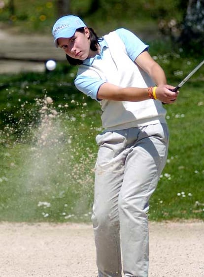 Carlota Ziganda, en un torneo.