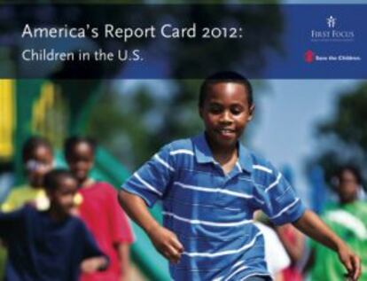 Portada del informe anual 'America's Report Card 2012: Children in the U.S.'