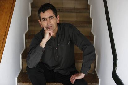 El dramaturgo Juan Mayorga en su casa de Madrid