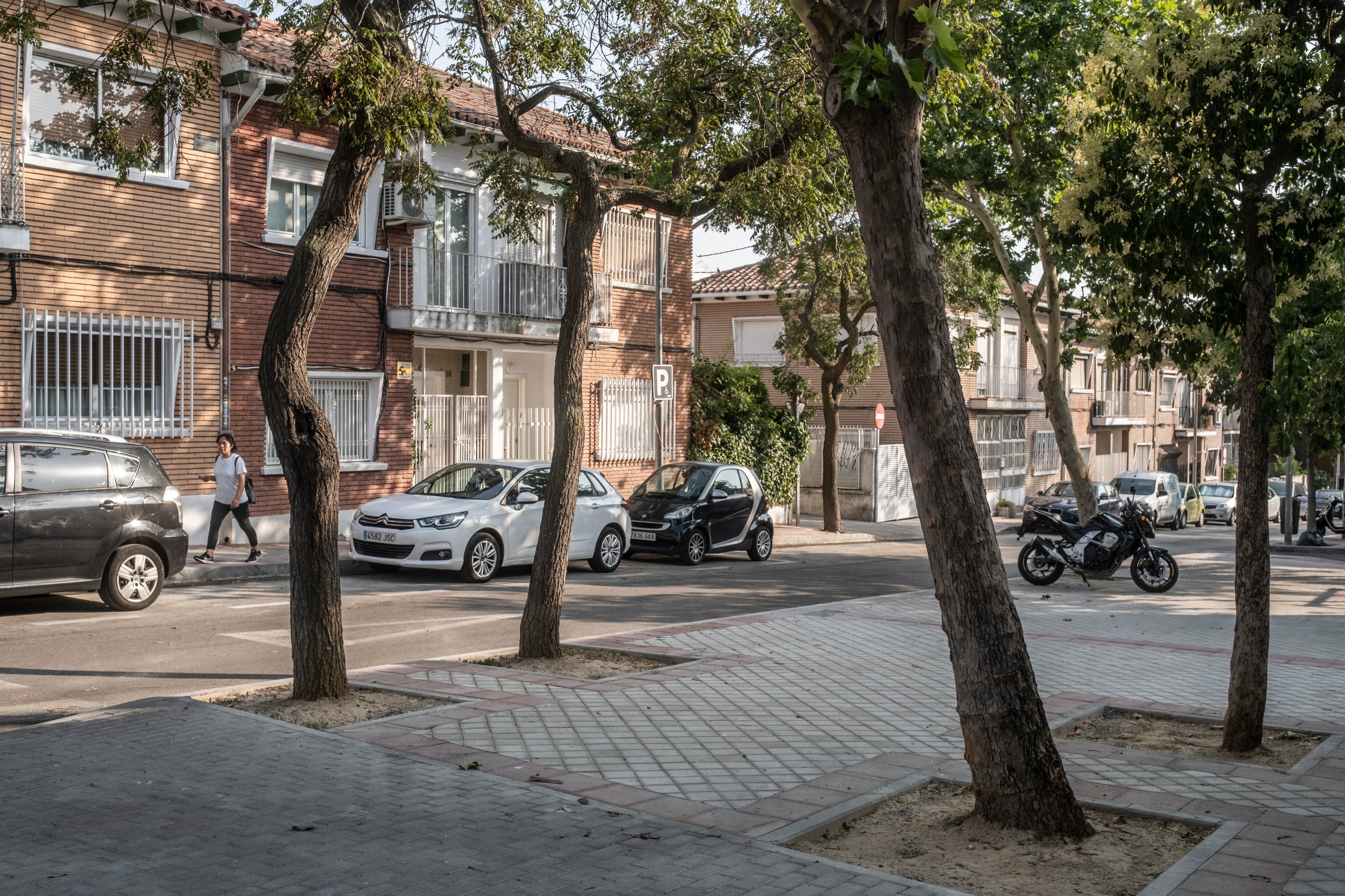 Una calle en la colonia San Vicente.