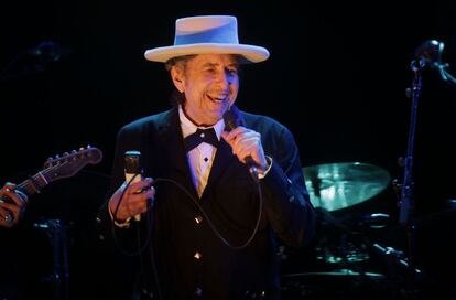 Actuaci&oacute;n de Bob Dylan en el escenario Maravillas del Festival de Benic&agrave;ssim. 