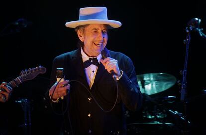 Actuación de Bob Dylan en el escenario Maravillas del Festival de Benicàssim.