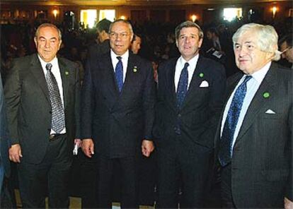 Los protagonistas de  la Conferencia de Donantes.