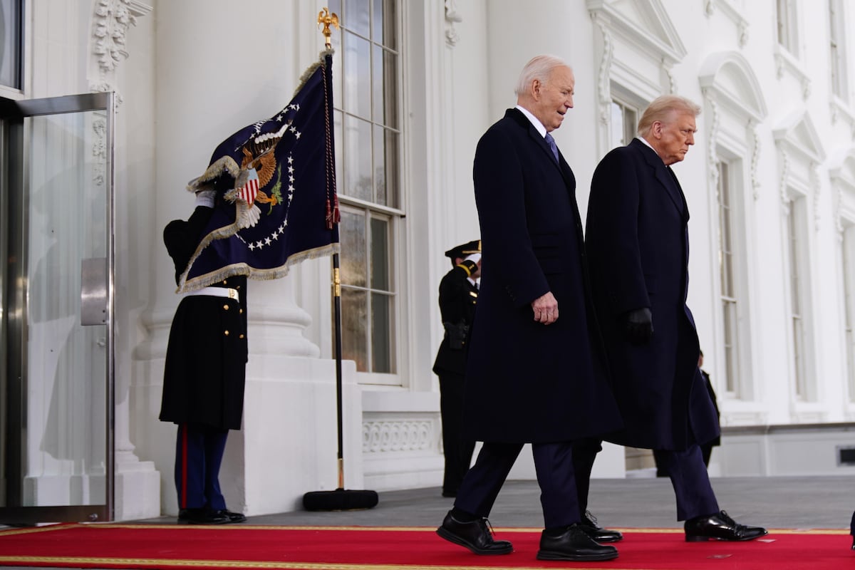 Biden, on the content of the letter he left to Trump: “That is between him and me”