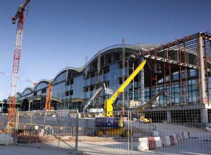 La nueva imagen de las obras de la nueva terminal deL'Albert.