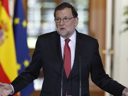 Mariano Rajoy, este viernes. 